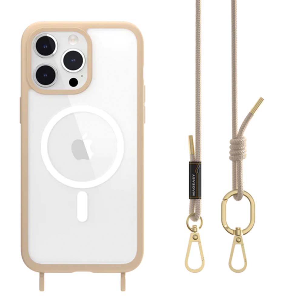 Estuche SwitchEasy Roam iPhone 15 Pro M + Strap Color Rosado