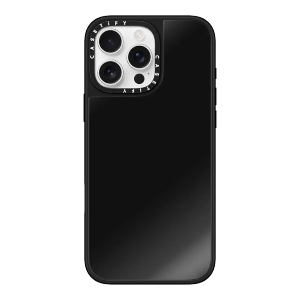 Estuche CASETiFY Mirror MagSafe para iPhone 16 - Negro